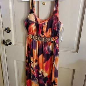 Bisou Bisou tunic dress Size 18W. Multicolor